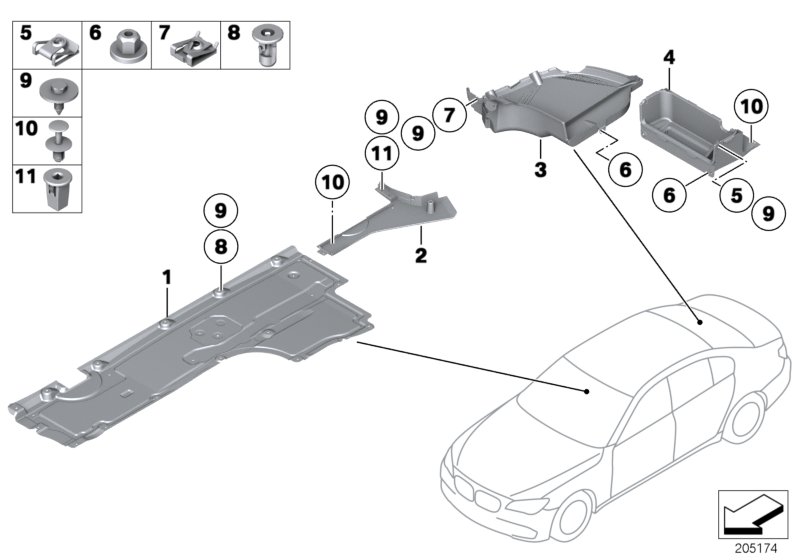 Car part diagram