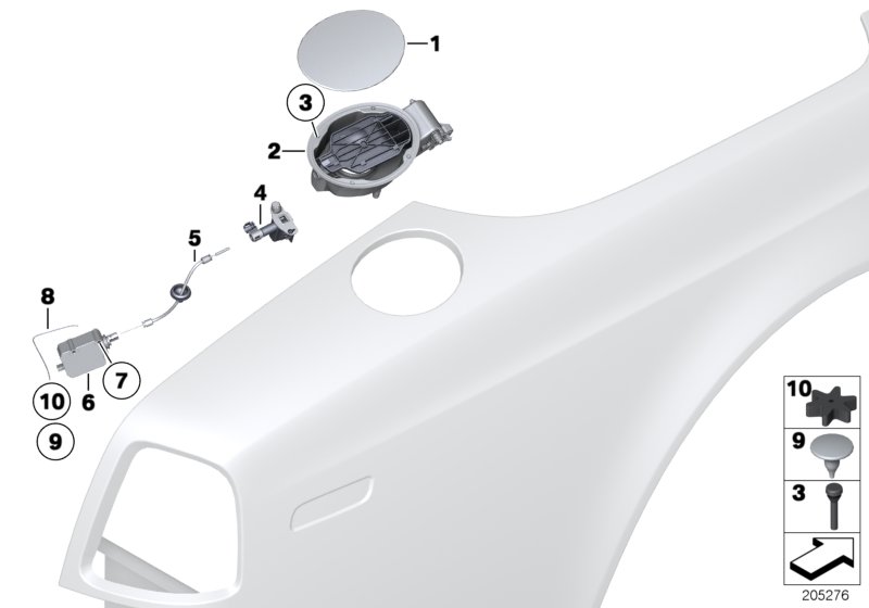 Car part diagram
