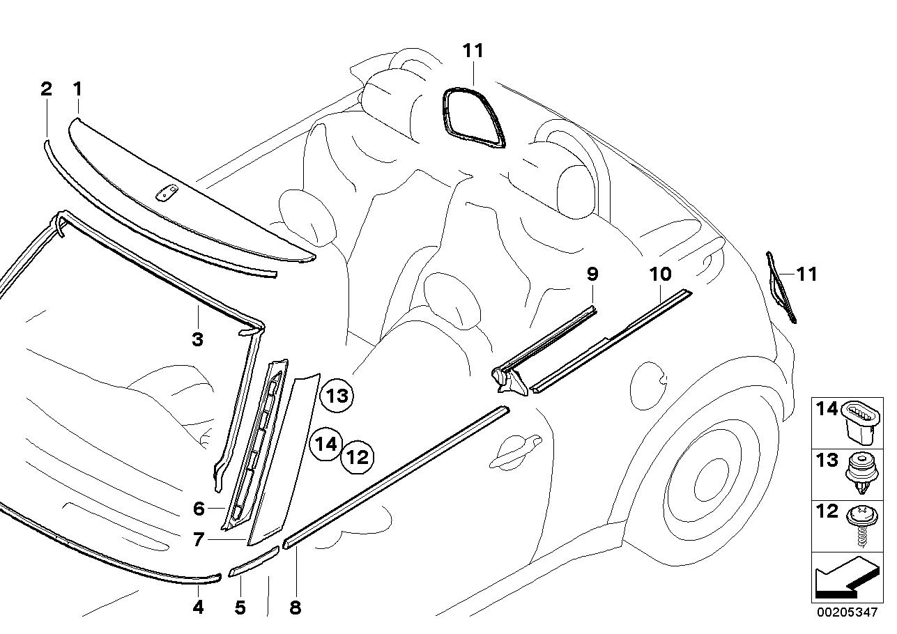 Car part diagram