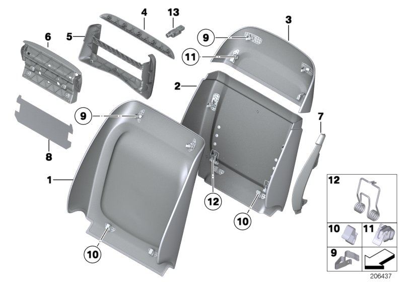 Car part diagram