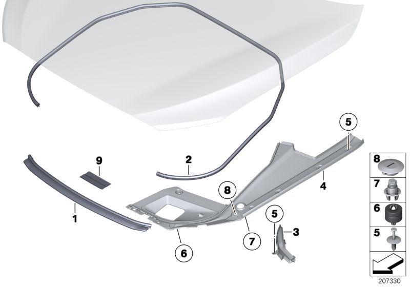 Car part diagram
