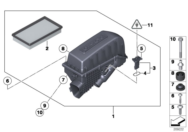 Car part diagram