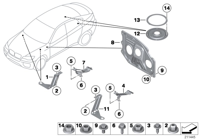 Car part diagram