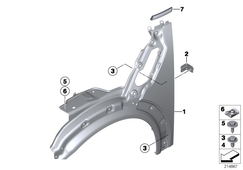 Car part diagram