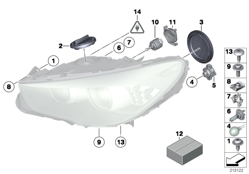 Car part diagram