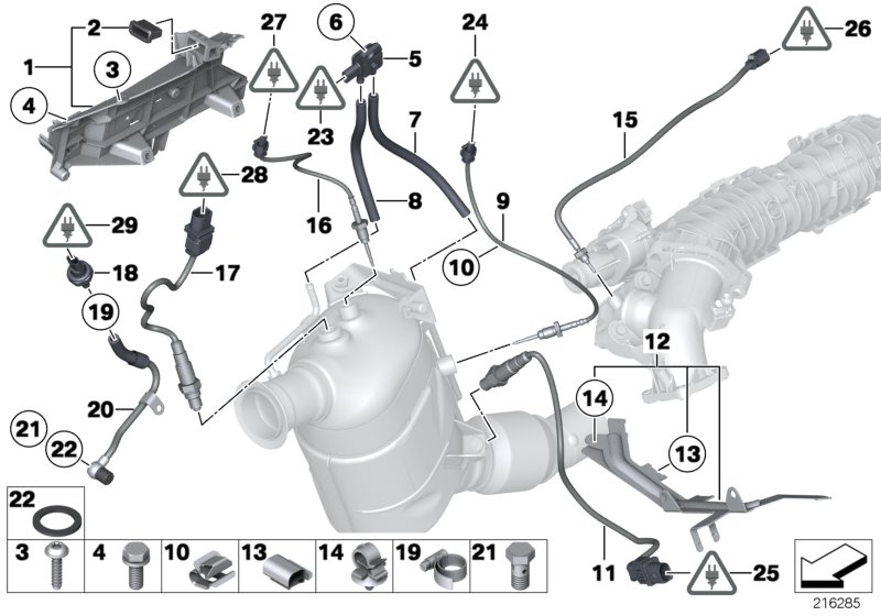 Car part diagram