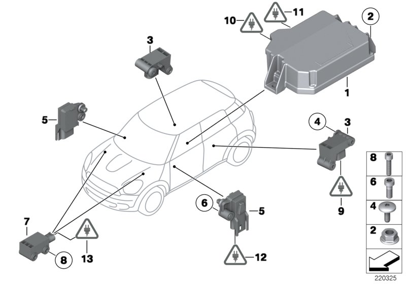 Car part diagram