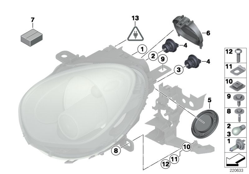 Car part diagram
