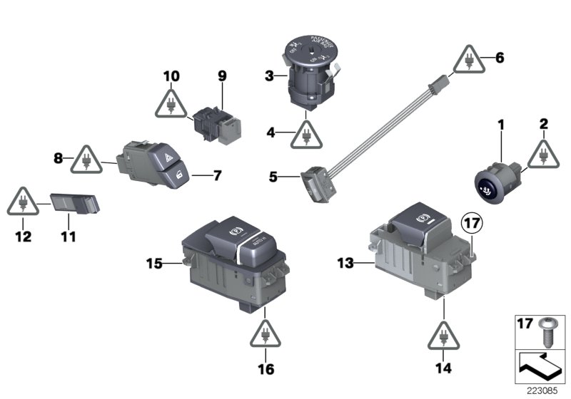 Car part diagram