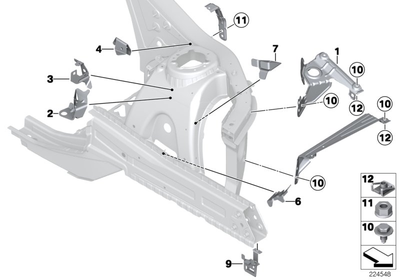 Car part diagram
