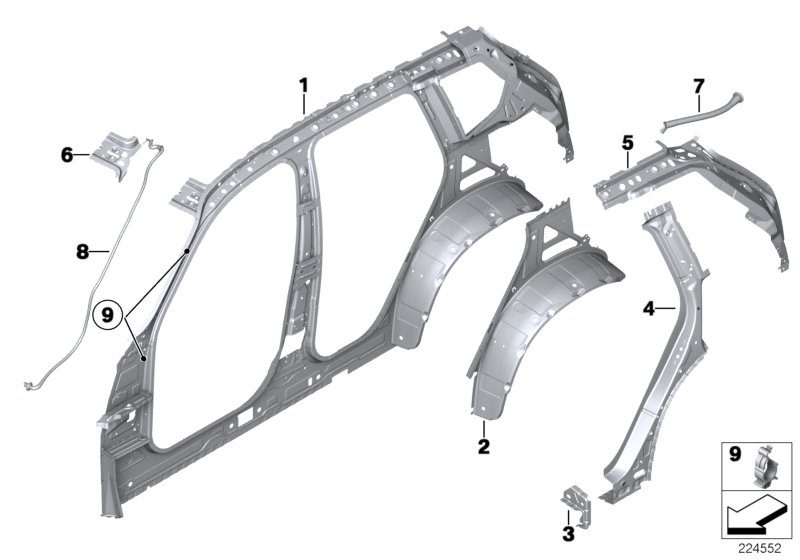 Car part diagram