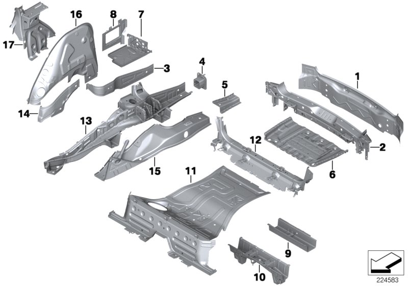 Car part diagram