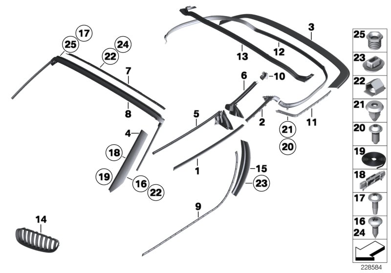 Car part diagram