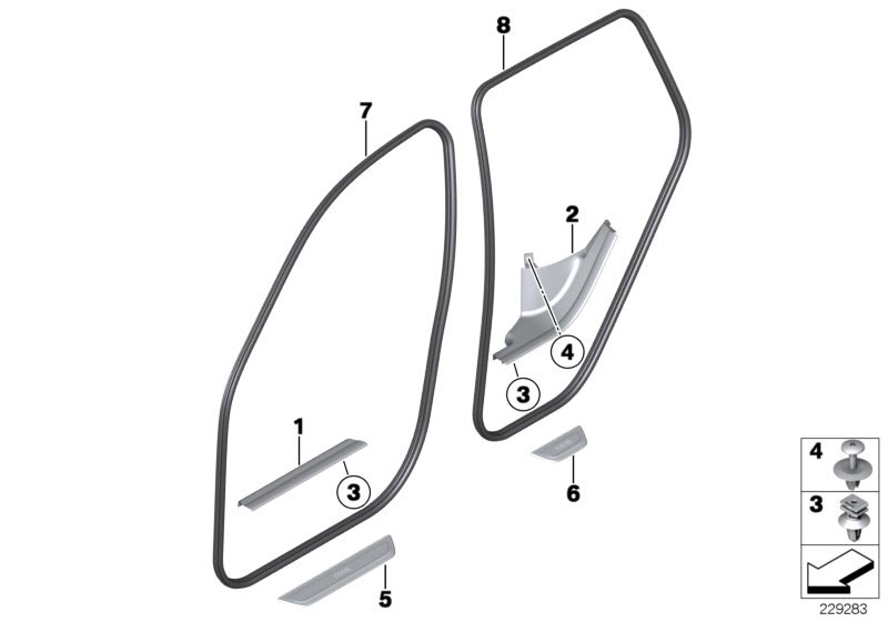 Car part diagram