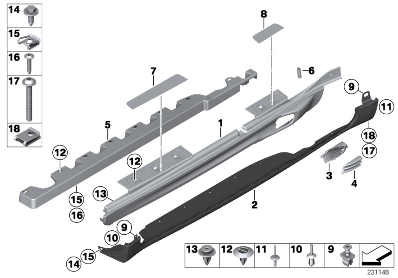 Car part diagram