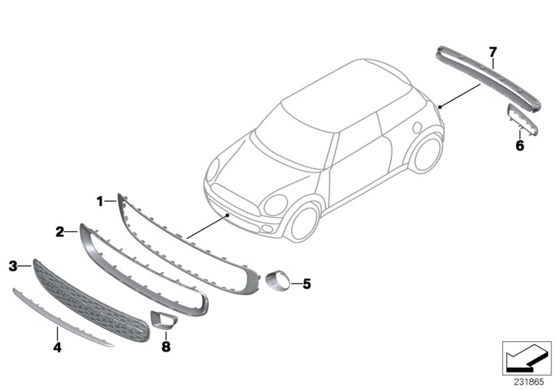 Car part diagram