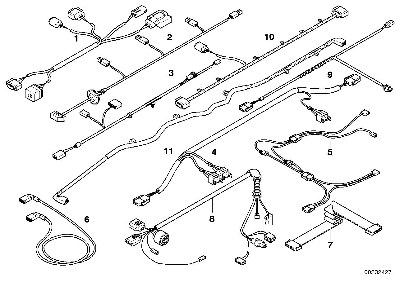 BMW Wiring Set, Centre Console 61126970001 LLLParts
