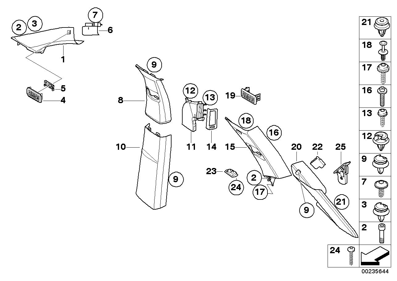 Car part diagram