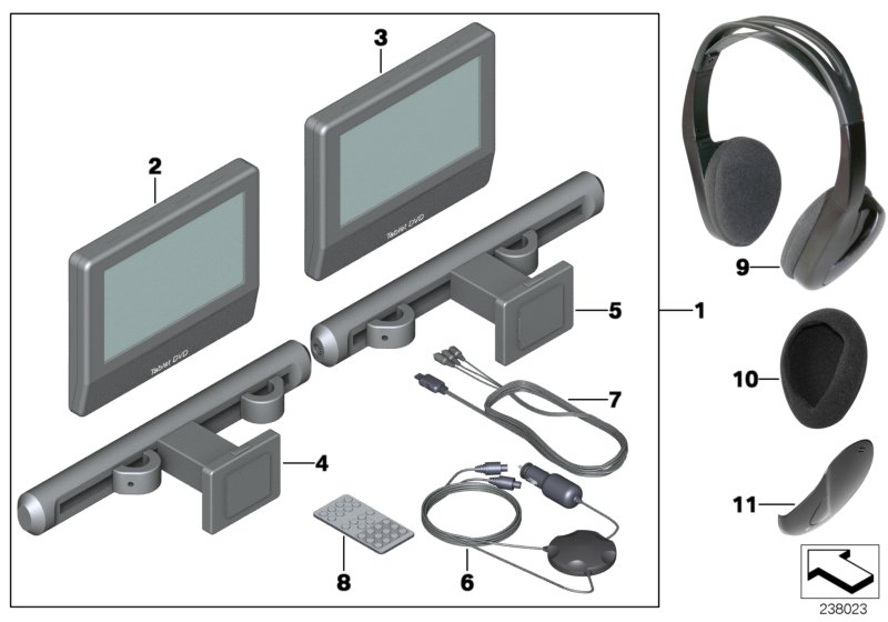 Car part diagram