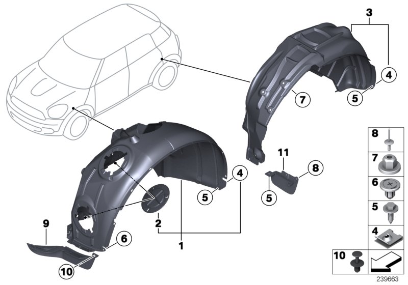 Car part diagram