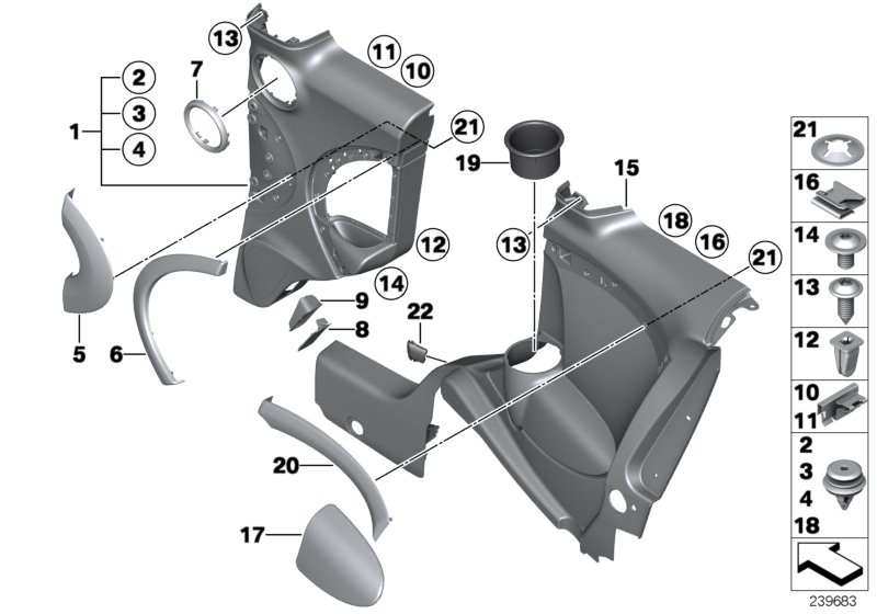 Car part diagram