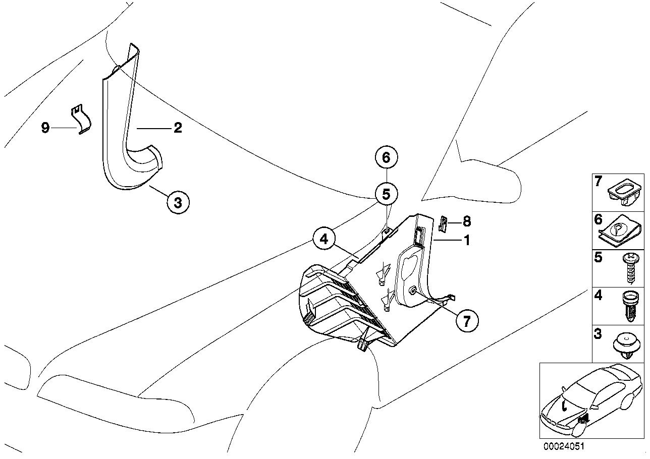 Car part diagram