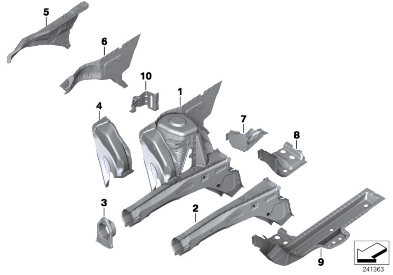 Car part diagram