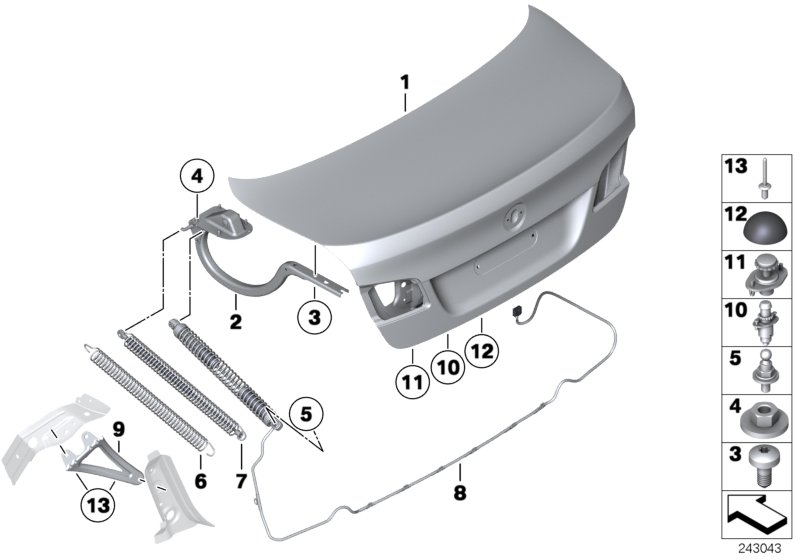 Car part diagram