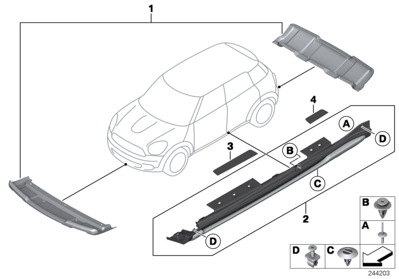 Car part diagram