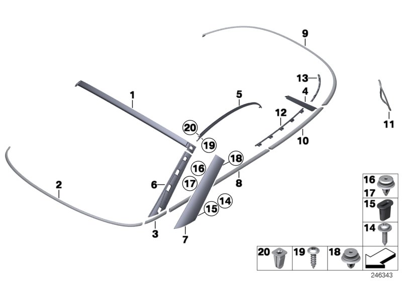 Car part diagram
