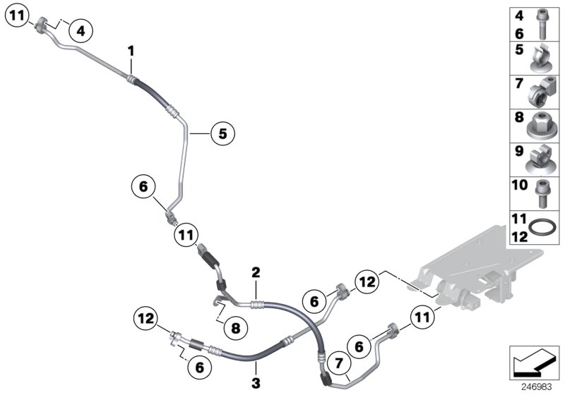 Car part diagram