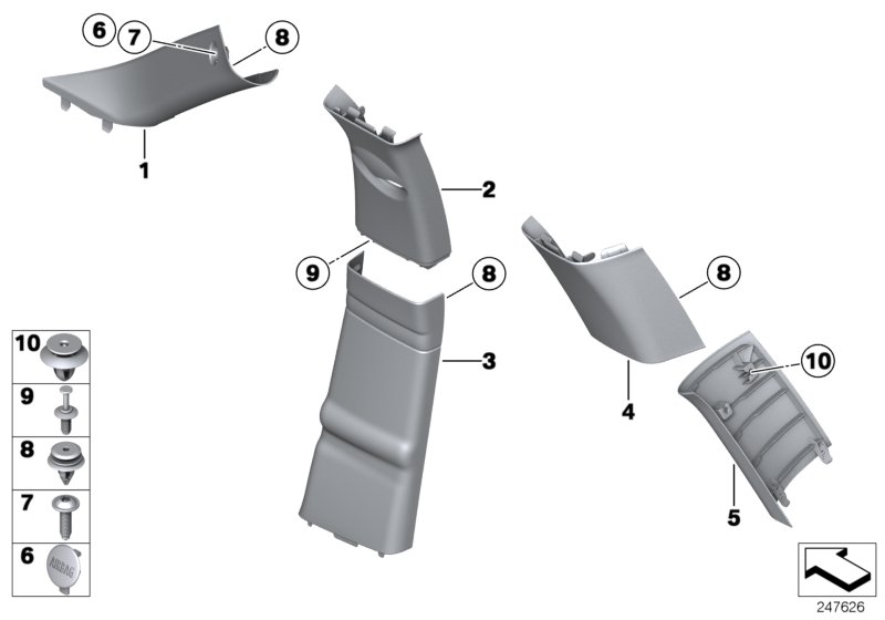 Car part diagram