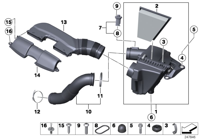 Car part diagram