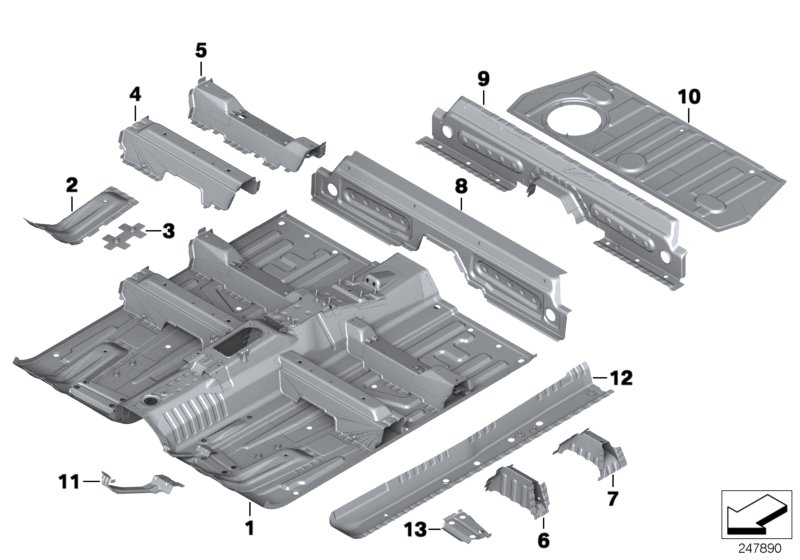 Car part diagram