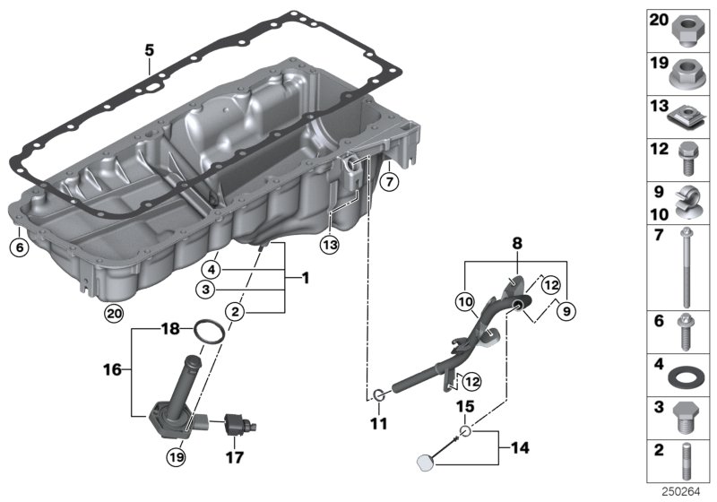 Car part diagram