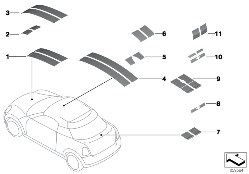 Car part diagram
