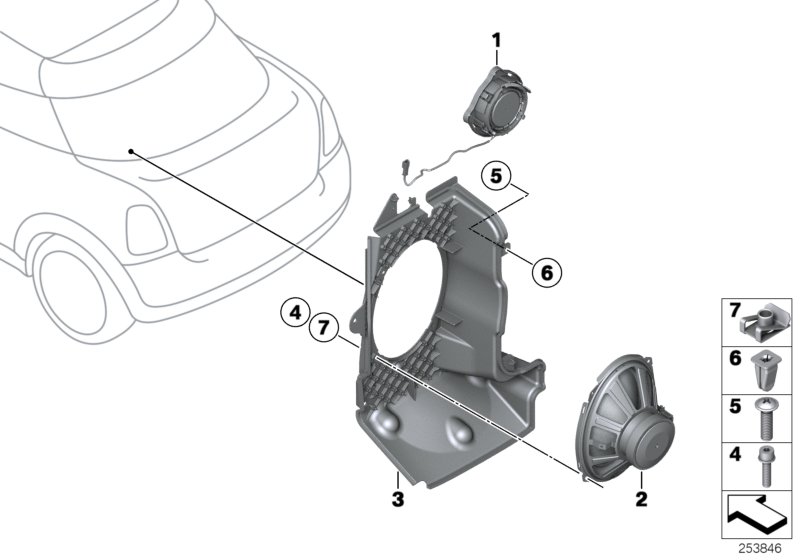 Car part diagram