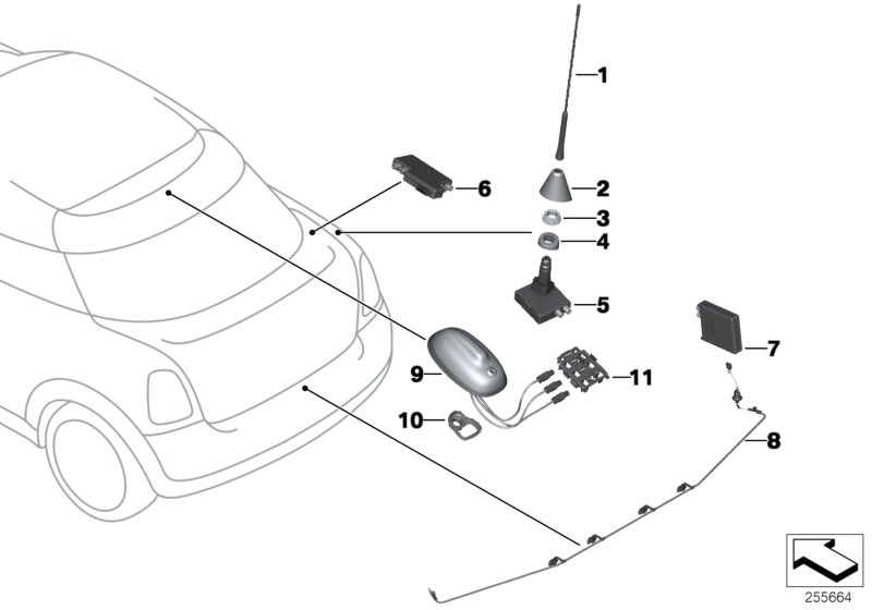 Car part diagram