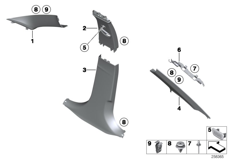Car part diagram