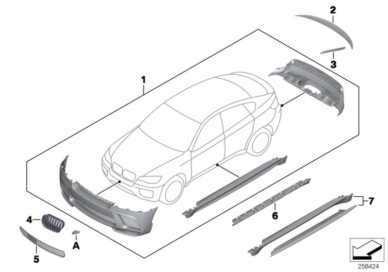 Car part diagram