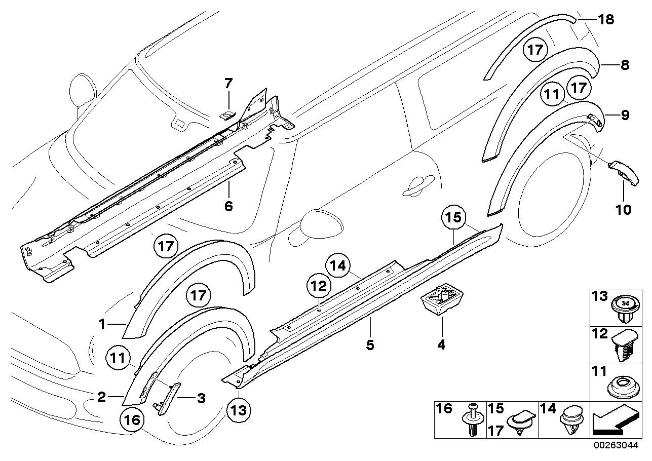 Car part diagram