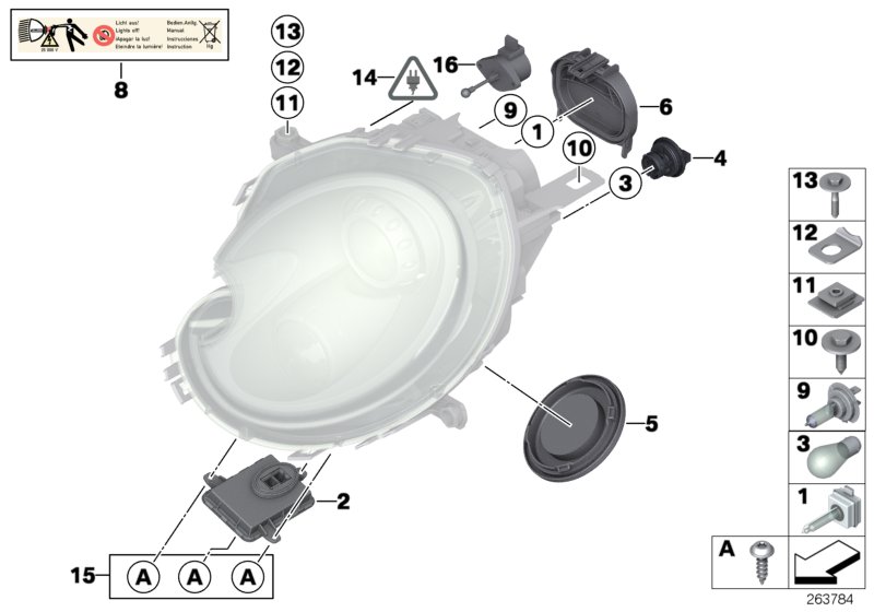 Car part diagram