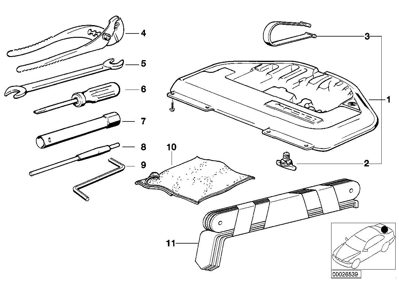 Car part diagram