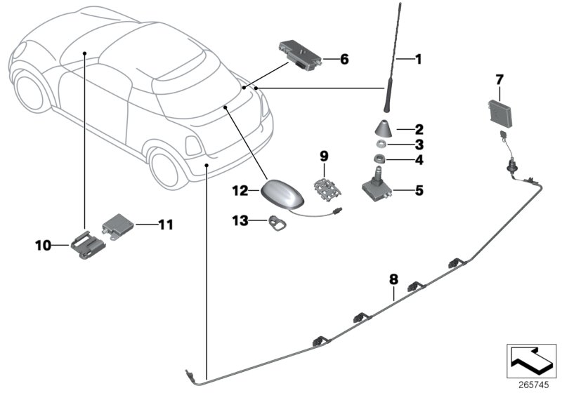 Mini r56 dab aerial deals