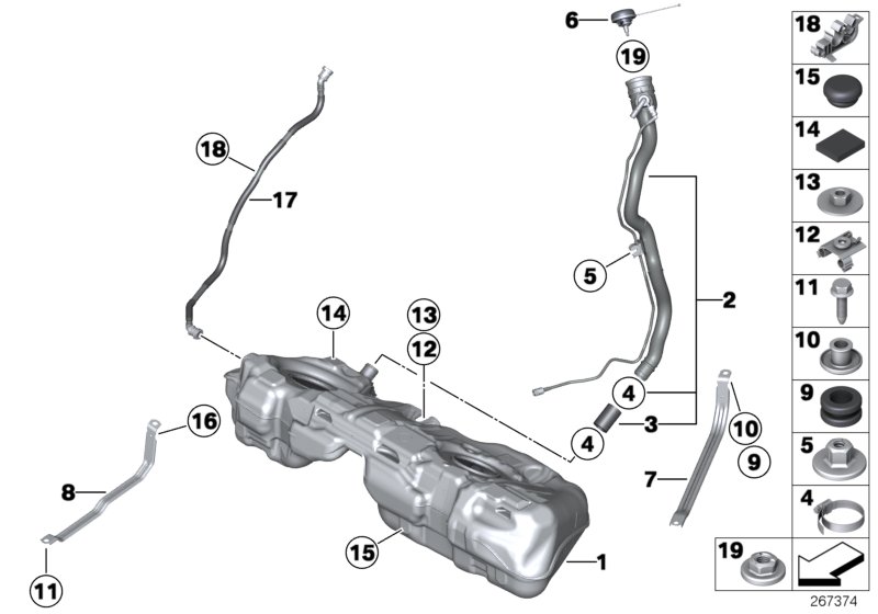 Car part diagram