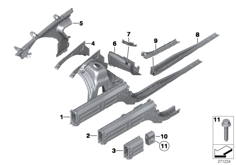 Car part diagram