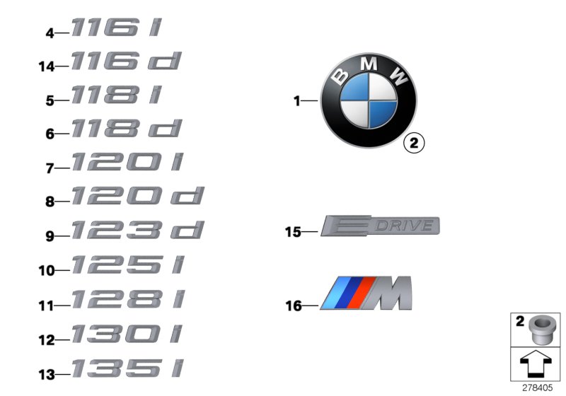 Car part diagram
