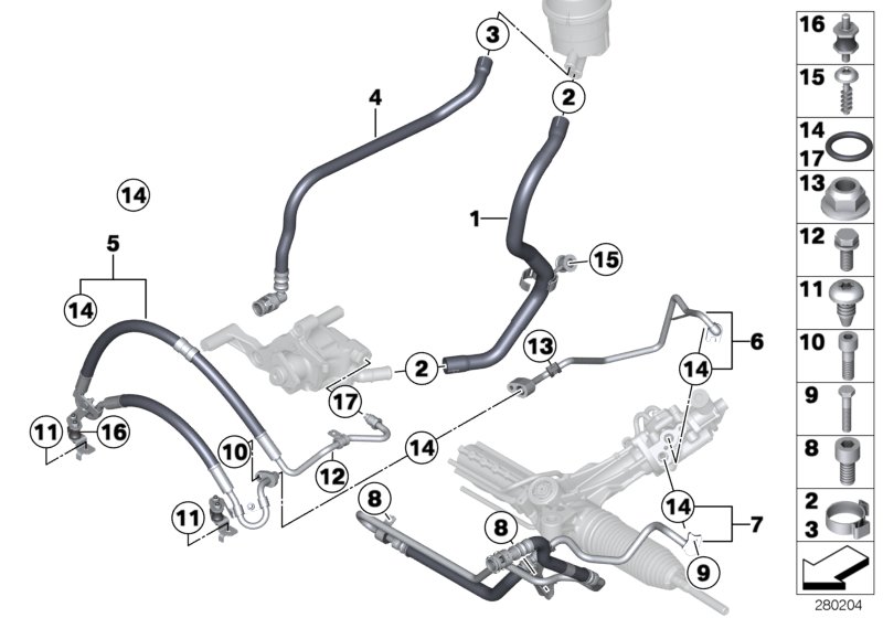 Car part diagram