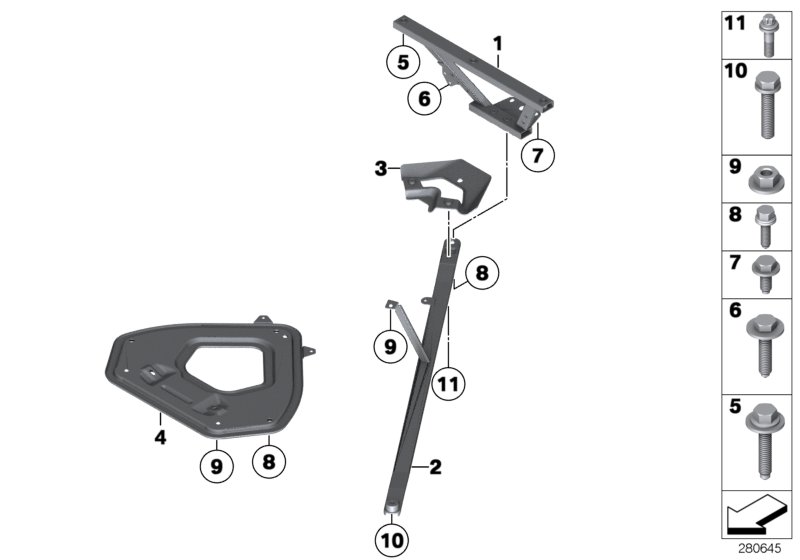 Car part diagram