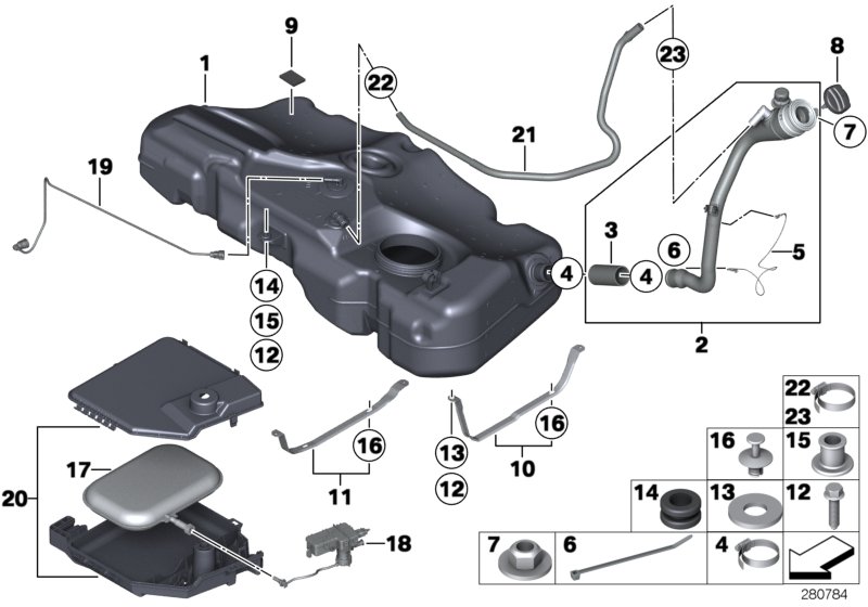 Car part diagram